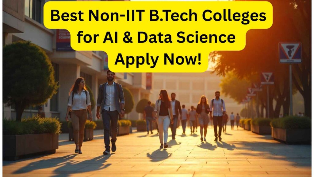 Students at a top non-IIT college in India studying AI and Data Science B.Tech in 2025.