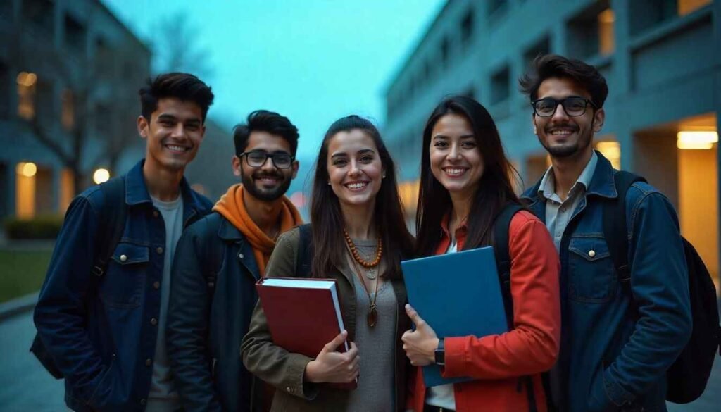 Top engineering colleges in India NIRF Ranking 2025 with IIT students on campus